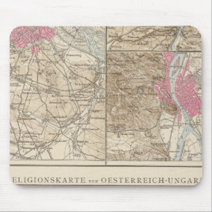 Wien, Prag, BudaPest Map Muismat