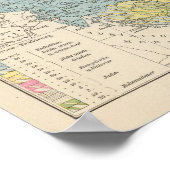 Wien, Prag, BudaPest Map Poster (Hoek)