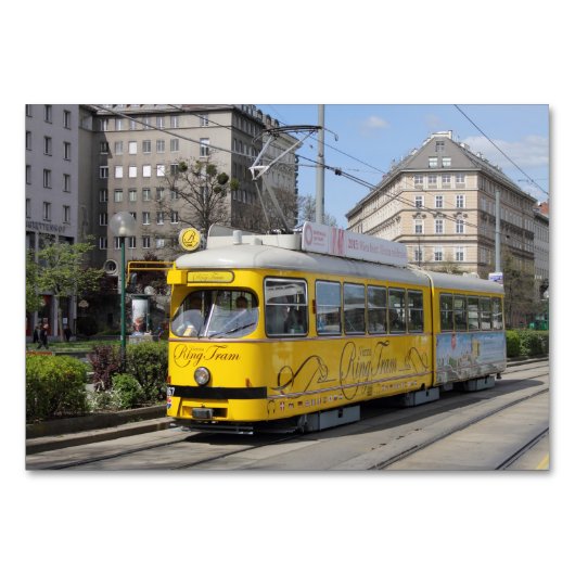 Wien ringtram kaart (Voorkant)