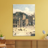 Wien State Opera House, c.1869 Canvas Afdruk (Insitu (Woonkamer))