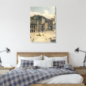 Wien State Opera House, c.1869 Canvas Afdruk (Insitu (Slaapkamer))