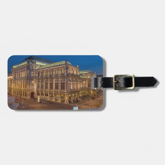 Wien State Opera, Oostenrijk Bagagelabel (Voorkant horizontaal)