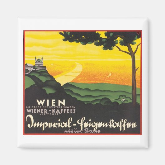 Wien Travel Poster Magneet (Voorkant)