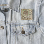 Wien Vierkante Button 5,1 Cm (In situ)