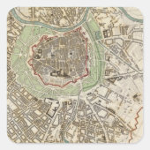 Wien Vierkante Sticker (Voorkant)