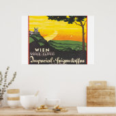 Wien_Vintage Travel Poster (Keuken)