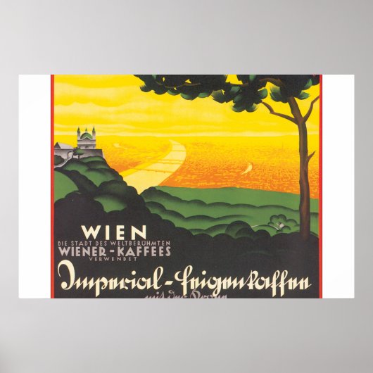 Wien_Vintage Travel Poster (Voorkant)