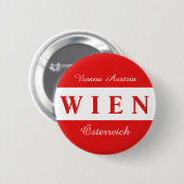 Wien - Wenen knop Ronde Button 5,7 Cm (Voorkant /achterkant)