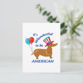 Wienderful om Amerikaans te zijn Briefkaart (Staand voorkant)