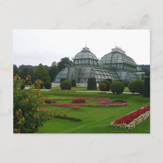 Wiener Botanische Tuinen, Oostenrijk Briefkaart (Voorkant)