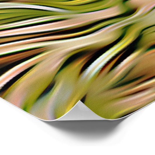 Wiener Brown Dachshund over gras in de tuin Poster (Hoek)