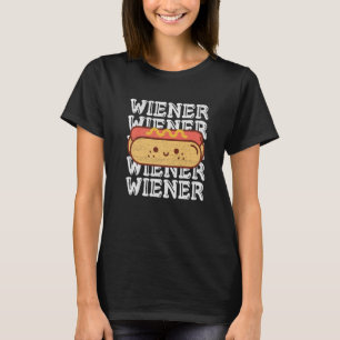 Wiener citaat voor een hotdog t-shirt