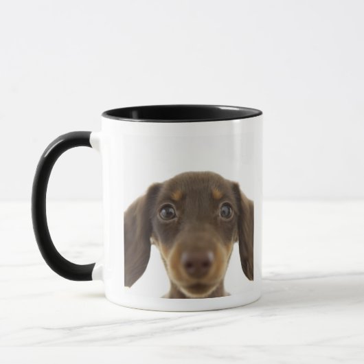 Wiener Dog (bruin) 2 Mok (Links)