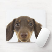 Wiener Dog (bruin) Muismat (Met muis)
