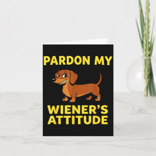 Wiener Dog Dachshund  Kaart