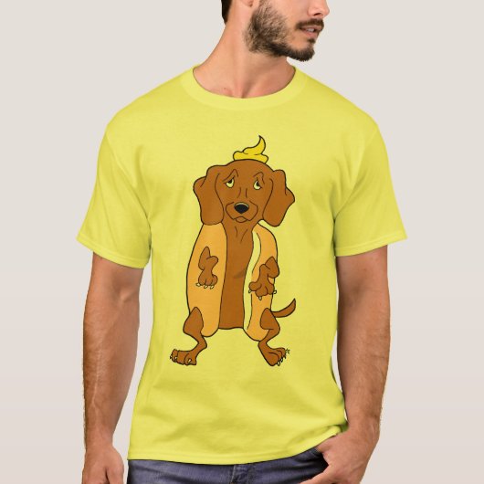Wiener Dog Dachshund T-Shirt (Voorkant)