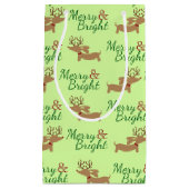 Wiener Dog-kerstcadeautas, mooi en helder Klein Cadeauzakje (Voorkant)