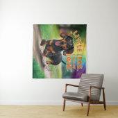 Wiener Dog Little Legs Veel liefde Wandkleed (In Situ (horizontaal))