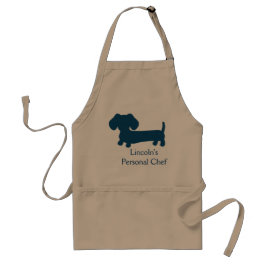 Wiener Dog Personal Chef Standaard Schort