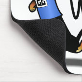 Wiener Dog Race Winner Mousepad Muismat (Hoek)