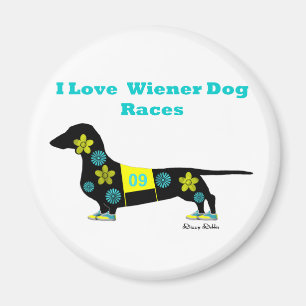 Wiener Dog Races Magneet