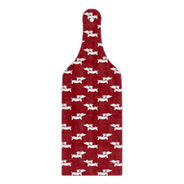 Wiener Dog Red Kitchen Kutting Board Snijplank