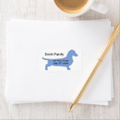 Wiener Dog Retouradreslabel Etiket (Insitu)