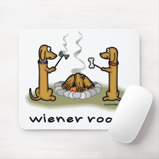 Wiener Dog Roast Mousepad Muismat (Met muis)