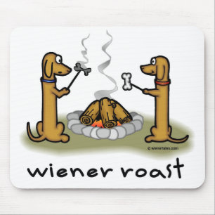 Wiener Dog Roast Mousepad Muismat