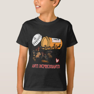Wiener Dog Sause Puppy Lover Antidepressiva Dac T-shirt