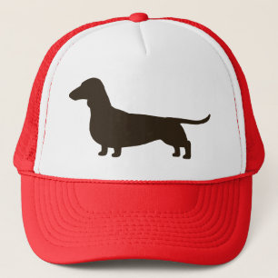 Wiener Dog Silhouette (Short Haire Dachshund) Trucker Pet
