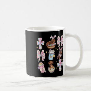 Wiener Dog Teckel Coquette Bow Christelijk Doxie Koffiemok