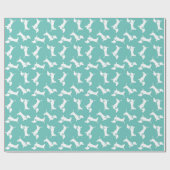 Wiener Dog Wrapping Paper Teckel Puppy Cadeaupapier (Vlak)