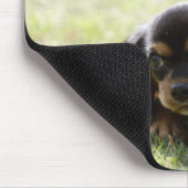 Wiener dog (zwart) 2 muismat (Hoek)