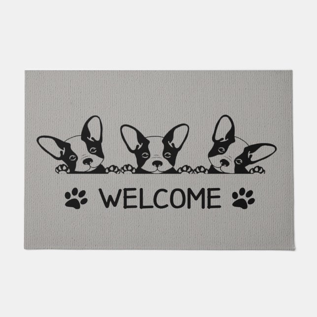 Wiener Doormat - Funny Dog Doormat, Dachshund Mat (Voorkant)