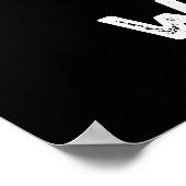 Wiener Funny Sause Pun Dark BG Poster (Hoek)