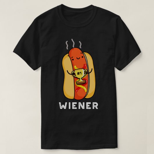 Wiener Funny Sause Pun T-shirt (Design voorkant)
