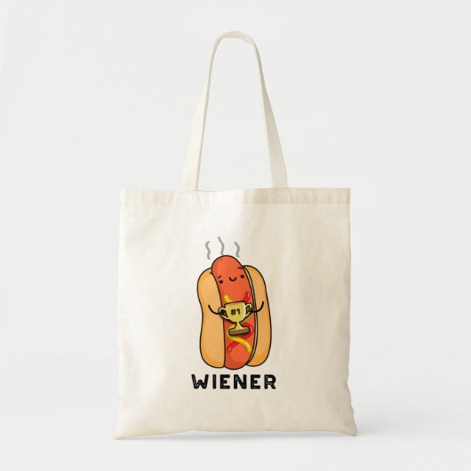 Wiener Funny Sause Pun Tote Bag (Voorkant)