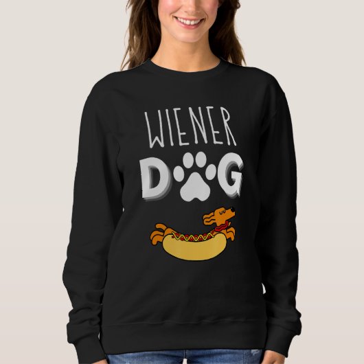 Wiener Hond Worst Hond Dachshund Dackel Teckel Sle Trui (Voorkant)
