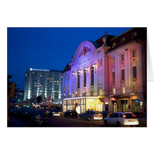 Wiener Konzerthaus 's nachts