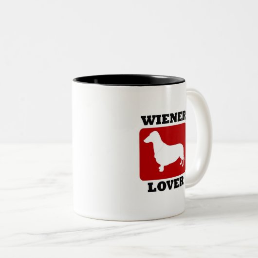 Wiener Lover Tweekleurige Koffiemok (Voorkant rechts)