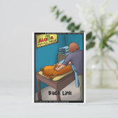 Wiener Massage oftewel Backlink Grappige Cadeaus & Briefkaart (Staand voorkant)