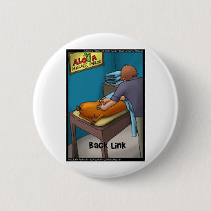 Wiener Massage oftewel Backlink Grappige Cadeaus & Ronde Button 5,7 Cm