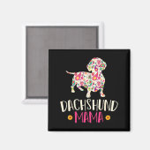 Wiener Moeder Weenie Hond Vintage Dachshund Magneet (Voorkant / Achterkant)
