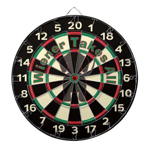 Wiener neemt alles dartbord (Voorkant)