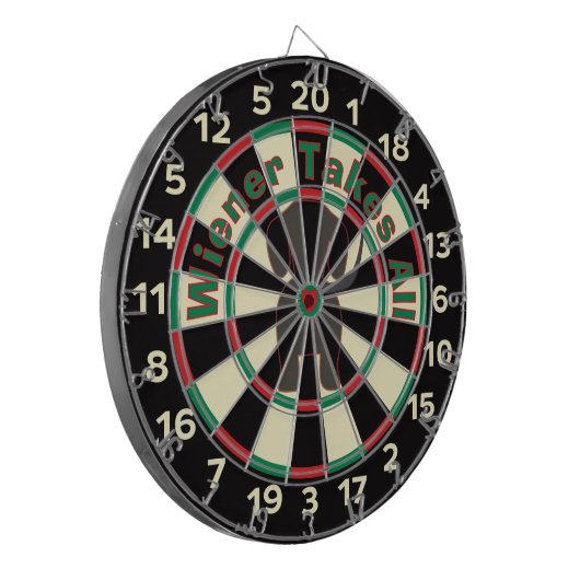 Wiener neemt alles dartbord (Voorkant Links)