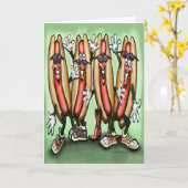 Wiener Party Kaart (Gele Bloem)