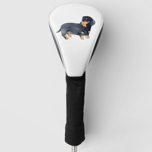 Wiener puppy golfheadcover (Voorkant)