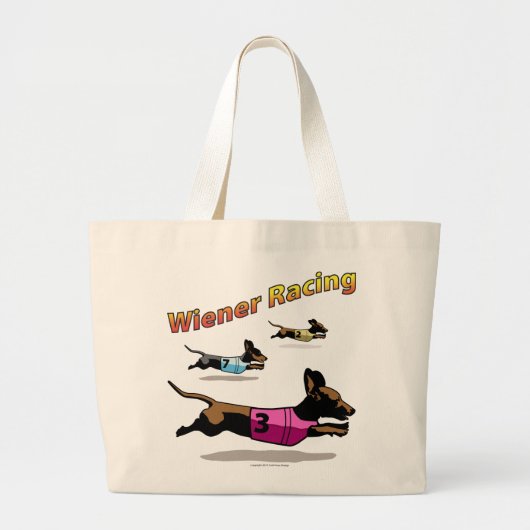Wiener Racing Canvas tas (Voorkant)