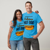 Wiener Weenie Frankfurter geniet van een heerlijk  T-shirt (Unisex)